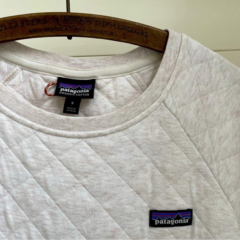 Patagonia Organic Cotton Quilted Crew Sweatshirt